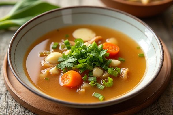 Sweet Tomatoes's Asian Ginger Broth Soup Copycat Recipe