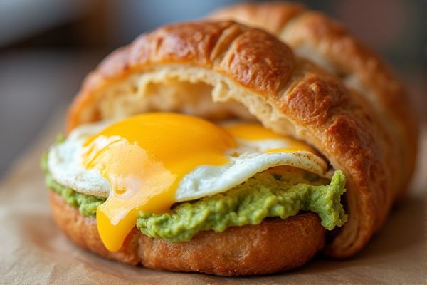 Kneaders Bakery & Cafe's Avocado Egg & Cheese Croissant Copycat Recipe