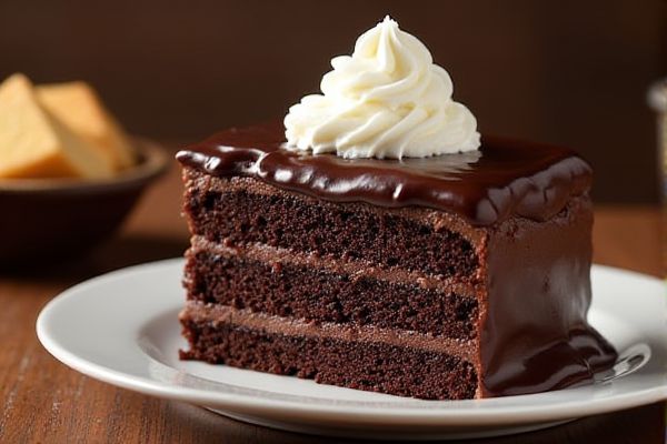 Black Angus Steakhouse's Big Mountain Chocolate Fudge Cake Copycat Recipe