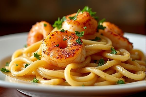 Yard House's Blackened Shrimp Fettuccine Copycat Recipe