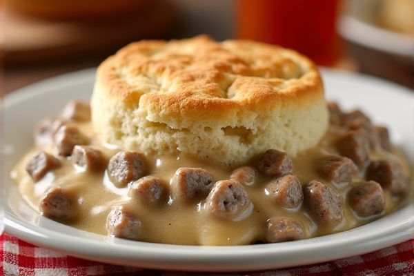 Bob Evans's Bob Evans Sausage Gravy & Biscuits Copycat Recipe