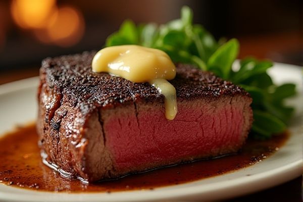The Capital Grille's Bone-In Kona Crusted Dry Aged NY Strip with Shallot Butter Copycat Recipe