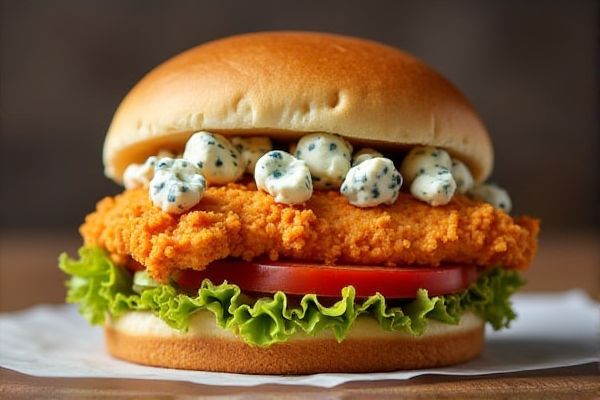 Smashburger's Buffalo and Blue Cheese Chicken Sandwich Copycat Recipe