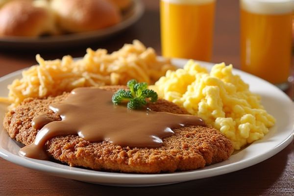 Denny’s's Chicken Fried Steak & Eggs Copycat Recipe