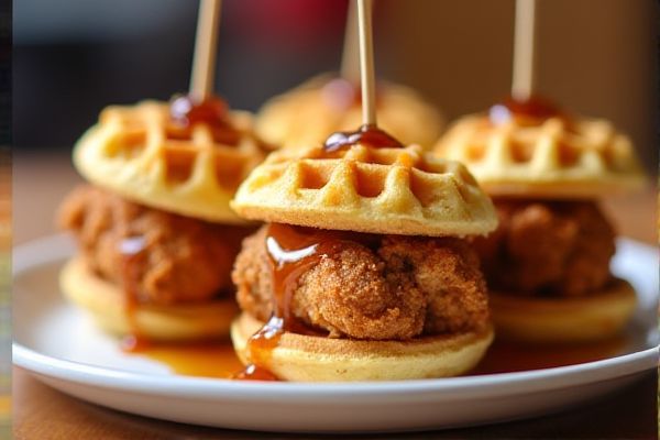 Dave & Buster’s's Chicken & Waffle Sliders Copycat Recipe