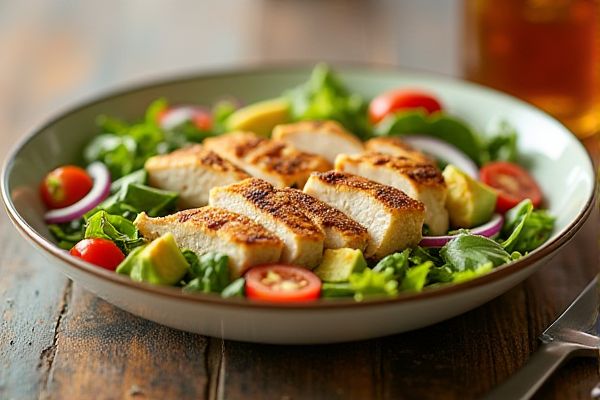 El Pollo Loco's Double Chicken Avocado Salad Copycat Recipe