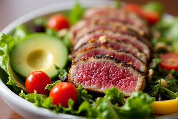 BJ’s Restaurant & Brewhouse's Enlightened Seared Ahi Salad Copycat Recipe