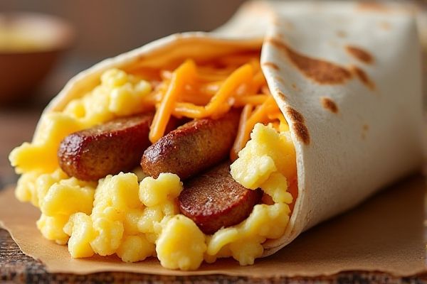 Tim Hortons's Farmer’s Breakfast Wrap Copycat Recipe