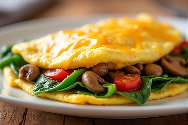 Village Inn's Garden Veggie Omelet Copycat Recipe