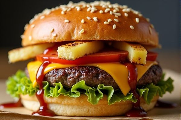 Islands Fine Burgers & Drinks's Hawaiian Burger Copycat Recipe