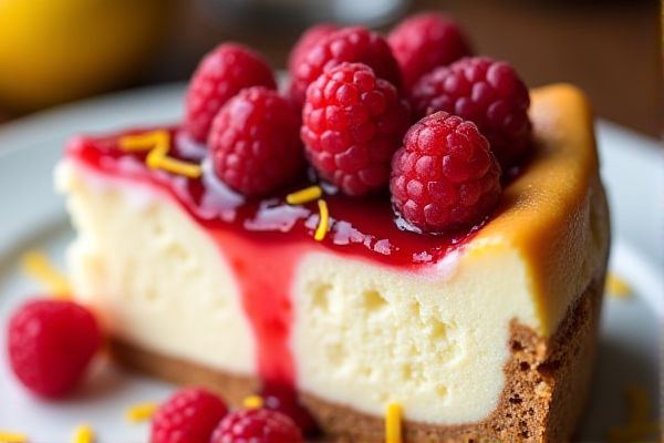 Cheesecake Factory's Lemon Raspberry Cream Cheesecake Copycat Recipe