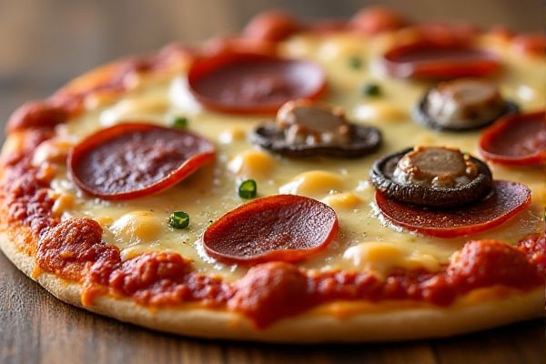 California Pizza Kitchen's Mushroom Pepperoni Sausage Pizza Copycat Recipe