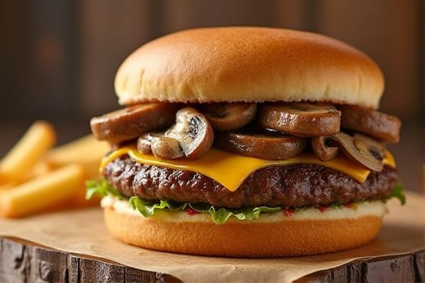 Hardee’s's Mushroom & Swiss Burger Copycat Recipe