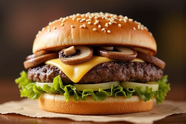 Hardee's / Carl’s Jr.'s Mushroom & Swiss Thickburger Copycat Recipe