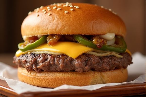 Ruby Tuesday's Philly Cheesesteak Burger Copycat Recipe