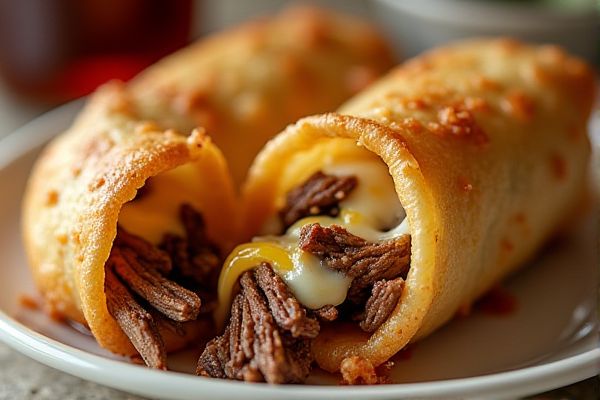 TGI Friday’s's Philly Cheesesteak Egg Rolls Copycat Recipe