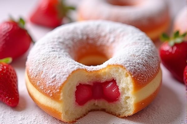 Krispy Kreme's Powdered Strawberry Filled Copycat Recipe