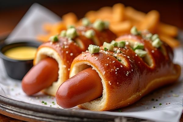 Dave & Buster’s's Pretzel Dogs Copycat Recipe