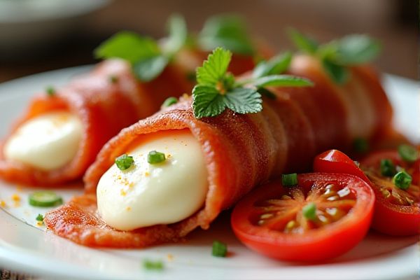 The Capital Grille's Prosciutto Wrapped Mozzarella with Vine Ripe Tomatoes Copycat Recipe