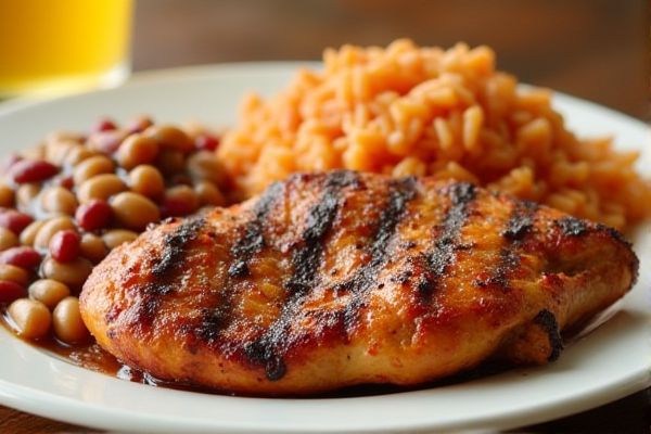Pollo Tropical's Quarter Chicken with Rice and Beans Copycat Recipe