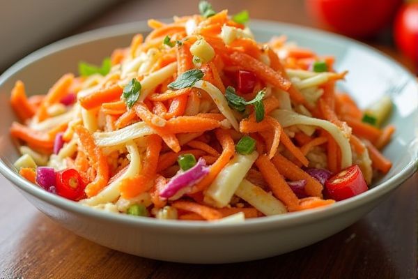Sweet Tomatoes's Red Pepper Slaw Copycat Recipe
