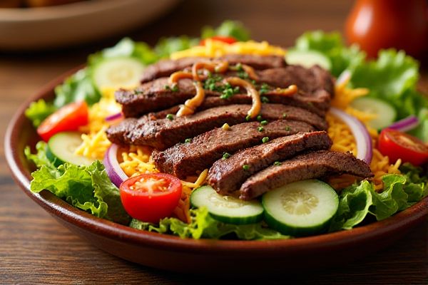 Logan’s Roadhouse's Roadhouse Steak Salad Copycat Recipe