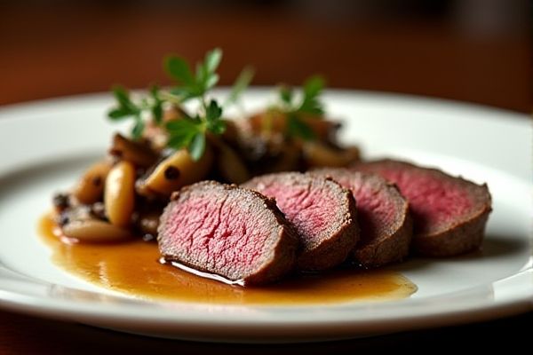 The Capital Grille's Sliced Filet Mignon with Cipollini Onions and Wild Mushrooms Copycat Recipe
