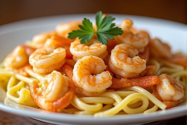 Spaghetti Warehouse's Spicy Shrimp Alfredo Copycat Recipe