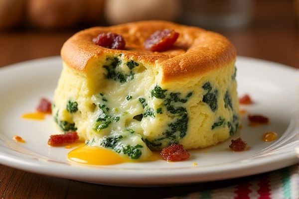 Panera Bread's Spinach & Bacon Soufflé Copycat Recipe