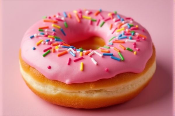 Krispy Kreme's Strawberry Iced with Sprinkles Copycat Recipe