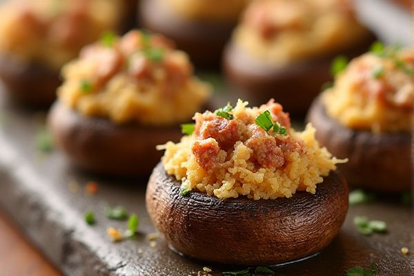 Olive Garden's Stuffed Mushrooms Copycat Recipe