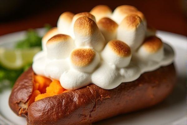 Texas Roadhouse's Sweet Potato with Toasted Marshmallows Copycat Recipe