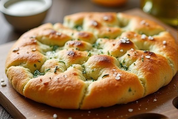 Sweet Tomatoes's Sweet Tomatoes Garlic Focaccia Copycat Recipe