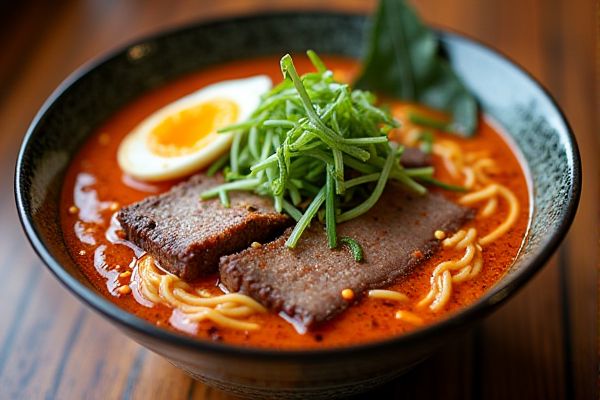 Wagamama's Tantanmen Beef Brisket Ramen Copycat Recipe