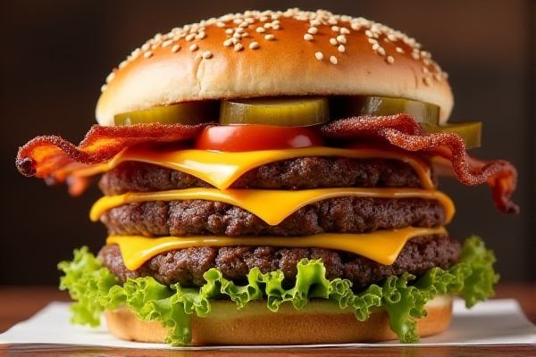 Dave & Buster’s's Triple Bacon Burger Copycat Recipe