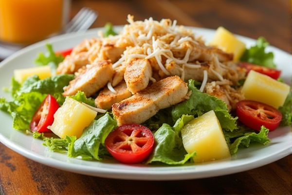 Cheeseburger in Paradise's Tropical Chicken Salad Copycat Recipe