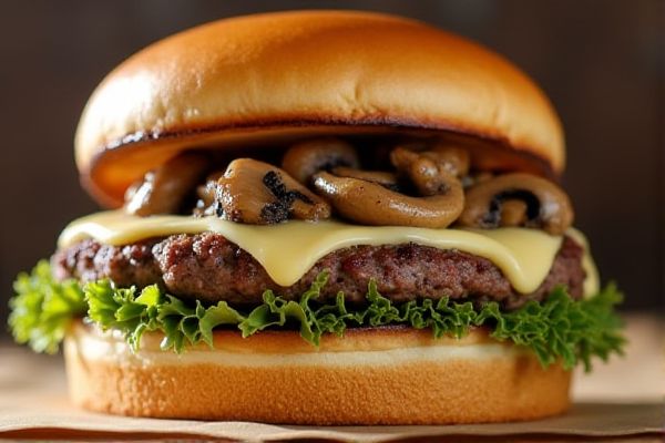 Smashburger's Truffle Mushroom Swiss Smash Copycat Recipe
