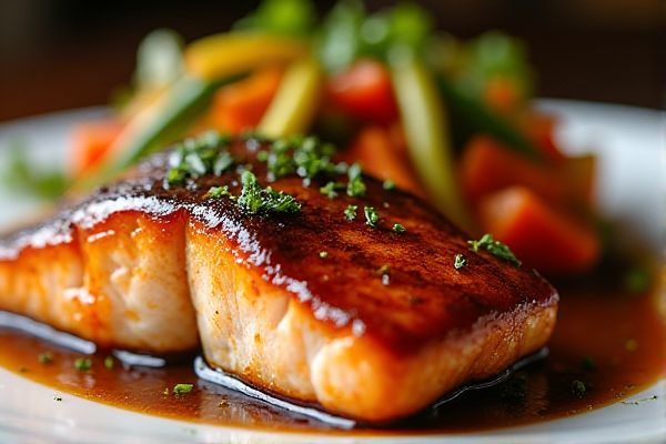 Yard House's Whiskey Glazed Salmon Copycat Recipe