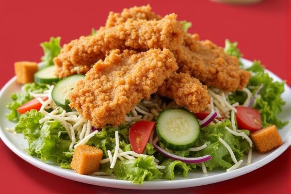 Zaxby’s's Zalad with Fried Chicken Copycat Recipe