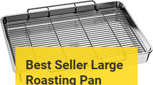 Best Large roasting pan with rack Product Banner