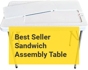 Best Sandwich assembly table Product Banner