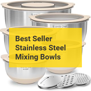 Best Stainless steel mixing bowls Product Banner
